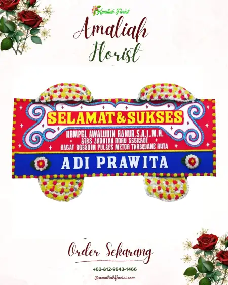 Papan Bunga Ucapan Selamat Tugumukti